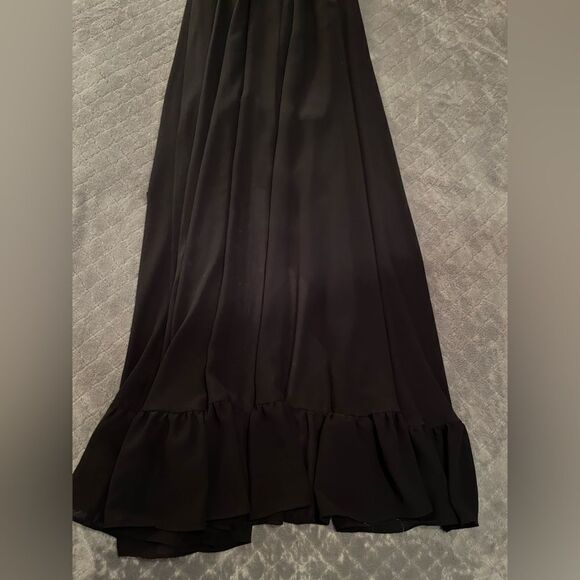 Layered Black Spaghetti Strap Salsa Dress by Guess - Picture 5 of 8